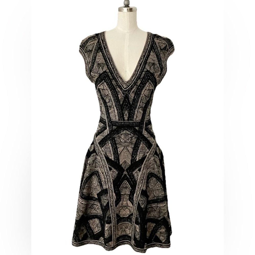 Herve Leger Bandage A-Line Mini Dress S